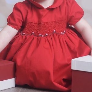 Janie and Jack holiday baby girl dress